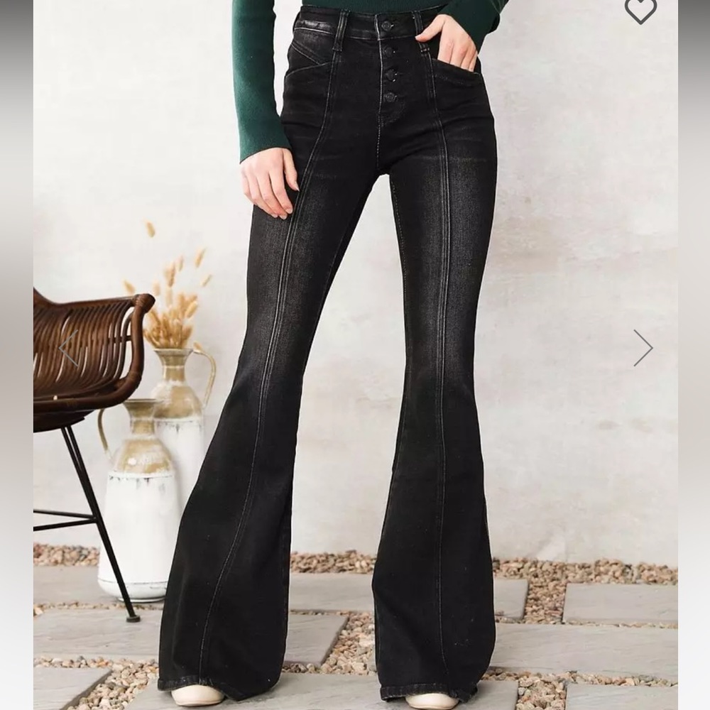Black Flare Bottom Jean